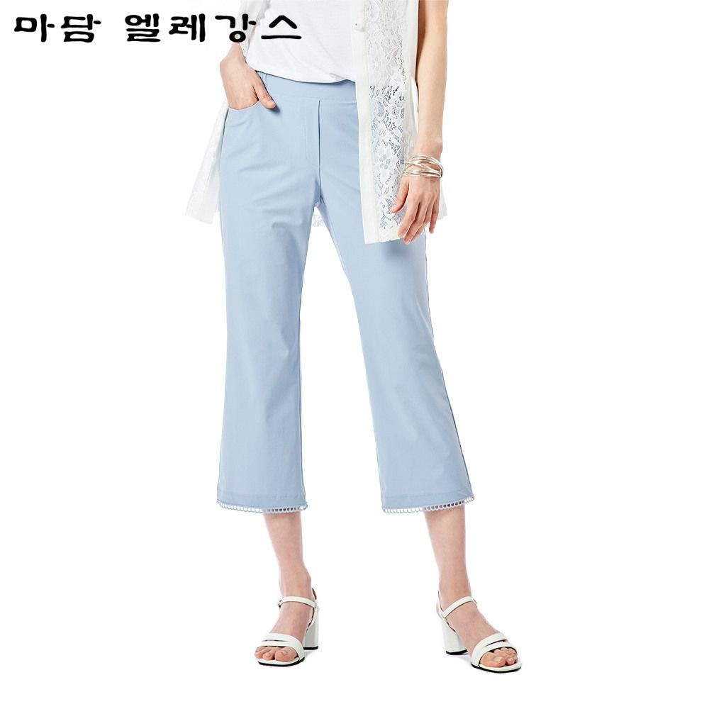 [패션플러스][마담엘레강스][마담엘레강스] 아이리스 쁘띠 레이스 포인트 슬랙스 K231SL04