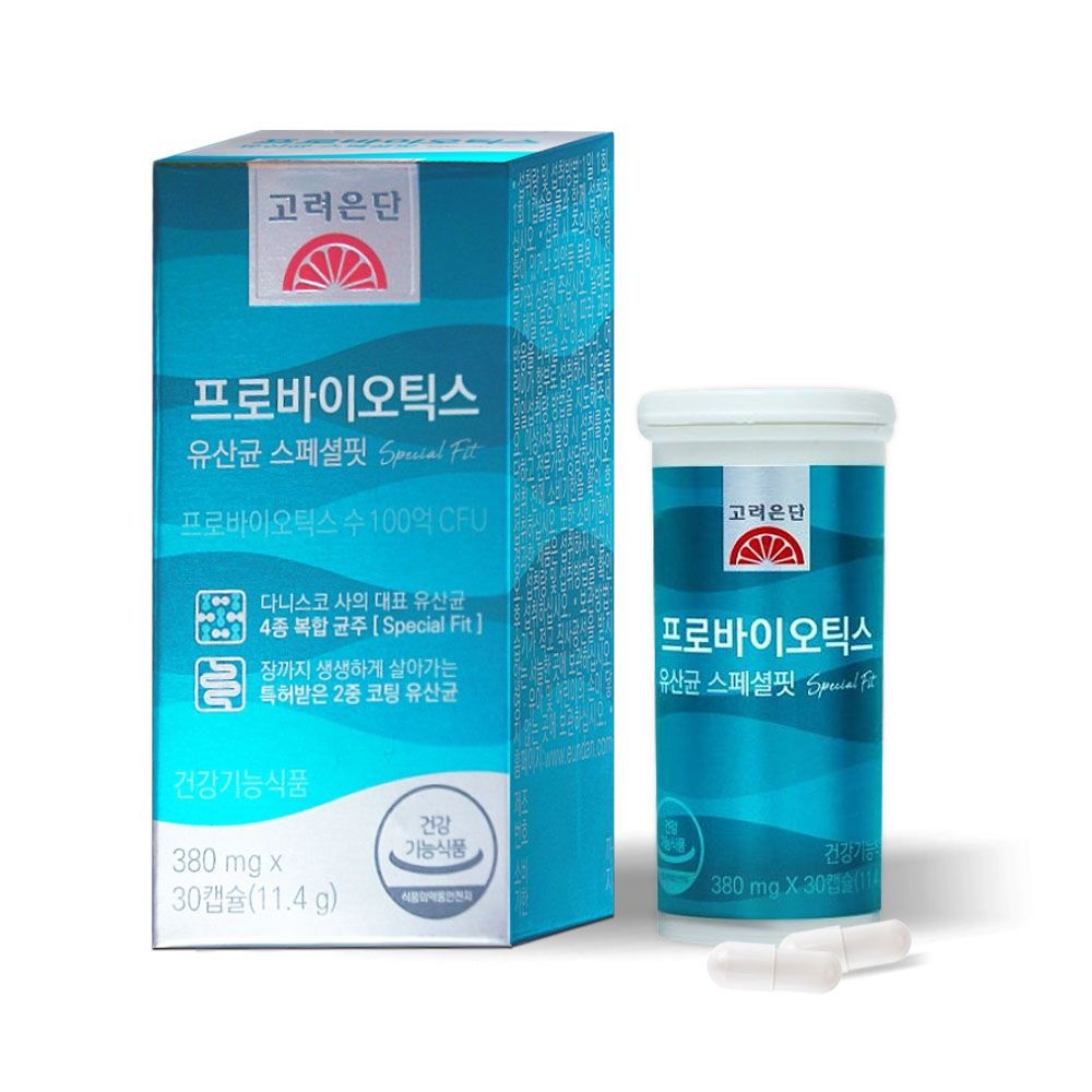 [오늘출발] 고려은단 프로바이오틱스 유산균 스페셜핏 30캡슐 1개 100억 유산균 장건강 D