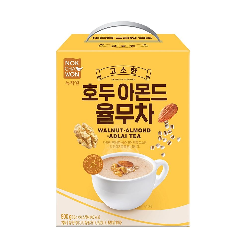 녹차원 호두아몬드율무차 50스틱