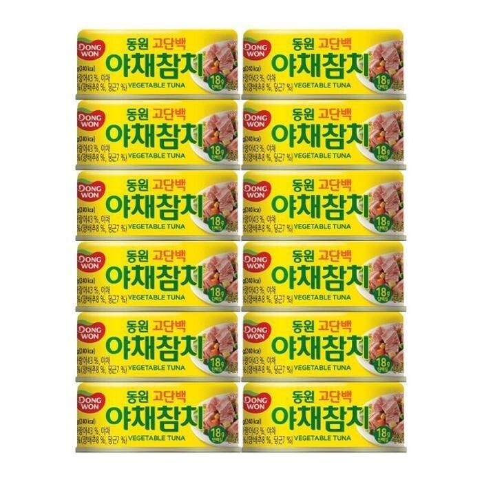 동원 고단백 야채참치 150g 12캔r (46771381)