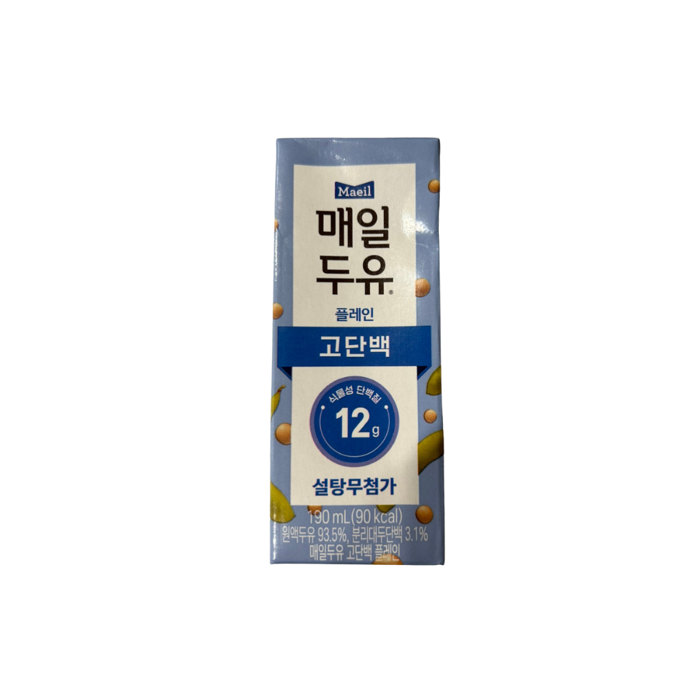 매일두유 고단백 플레인 190ML 48팩