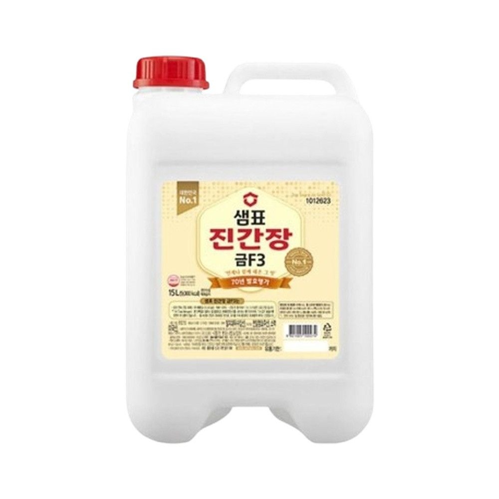 샘표 만능 숙성 수제맛 건강한 코스트코 집 간장 진간장 금F3 15L 1개