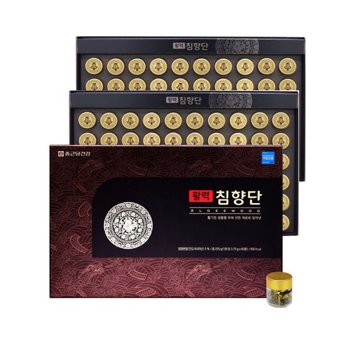 [오늘출발] [온누리상품] 종근당건강 활력침향단 3.75g x 60환 x 2박스
