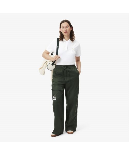 라코스테 LACOSTE 여성 픽스드 크록 폴로 셔츠 PF9661-55G 001