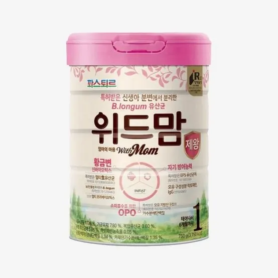 [엘루맘] 파스퇴르 위드맘 제왕분유 1단계 750g
