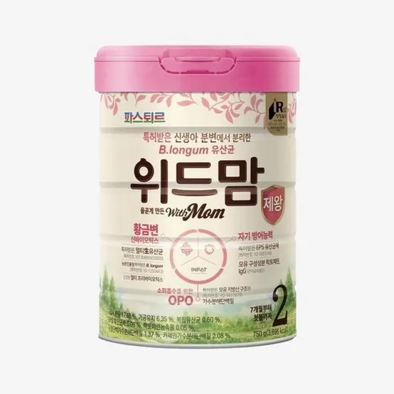 [엘루맘] 파스퇴르 위드맘 제왕분유 2단계 750g (19396970)