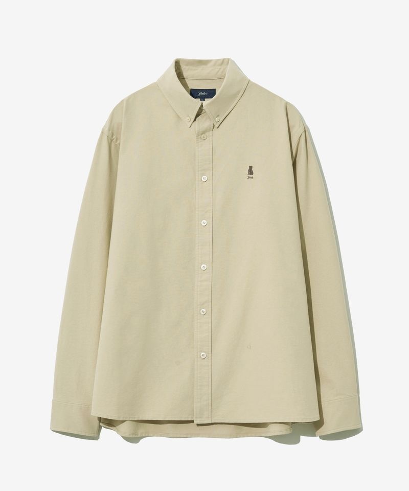 YALE <매장정품> 예일 YALE 레귤러 핏 댄 옥스포드 셔츠 웜 그레이 YES1SH303AGR 741896