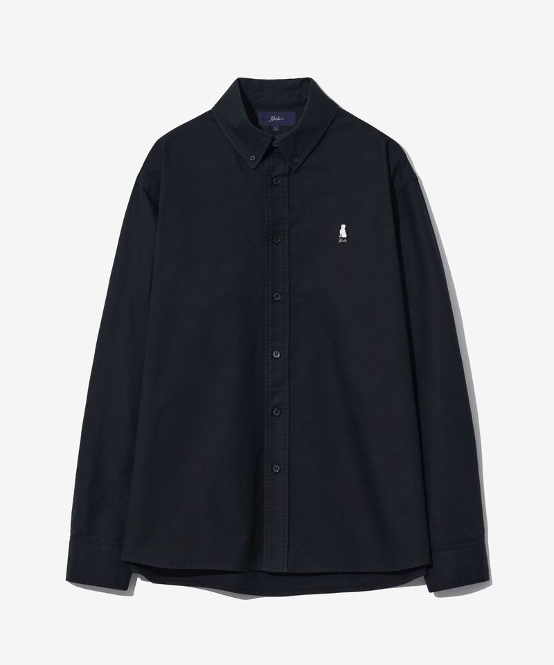 YALE <매장정품> 예일 YALE REGULAR FIT HERITAGE DAN OXFORD SHIRT BLACK YES1SH303ABK 742047