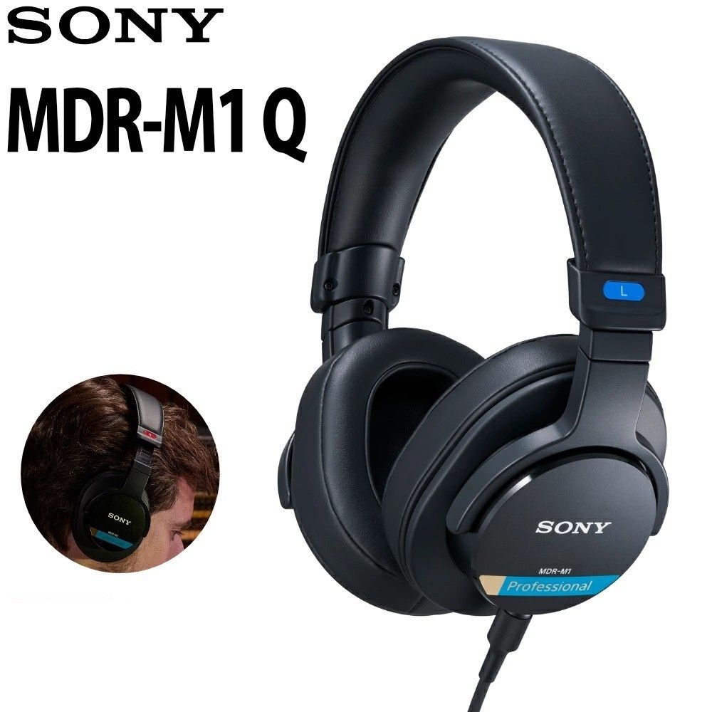 [해외] 소니 MDR-M1 Q 유선 헤드폰 모니터 밀폐형 오버이어