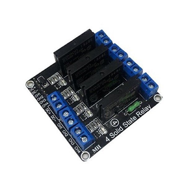 고품질 5V SSR 무접점 스위칭 모듈 무소음 릴레이 4채널 AC 220V 2A 아두이노 제어 HAM4322 5V SSR WFOL5TW