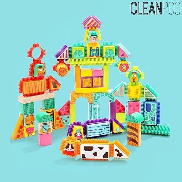 고품질 브리즐 농장블럭 80ea 블록 블록 쌓기 쌓기 W64CD21