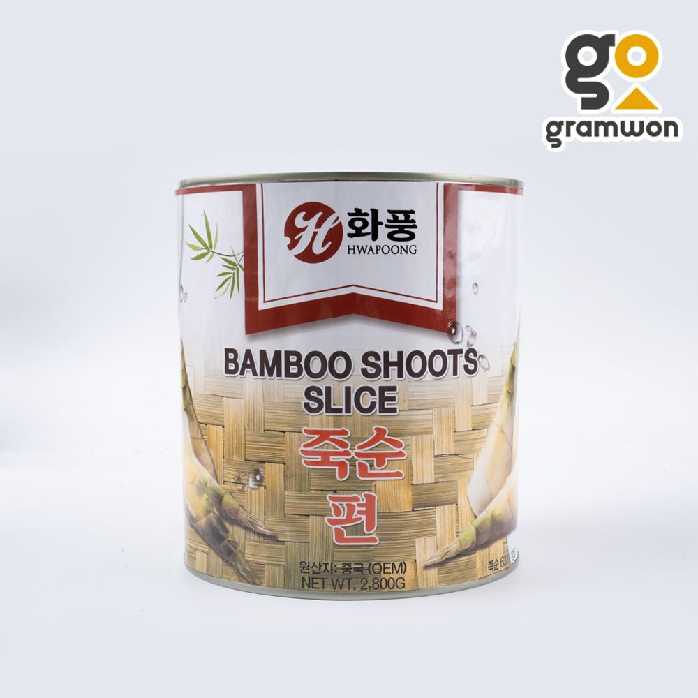 [오늘출발] 그램원 죽순 편 2.8KG 화풍 대용량 짬뽕 통조림 캔