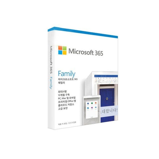 MS공식 마이크로소프트 Office 365 Family PKC(패키지)