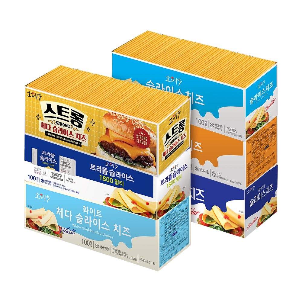 [롯데온] 동원 슬라이스 치즈 1.8kg