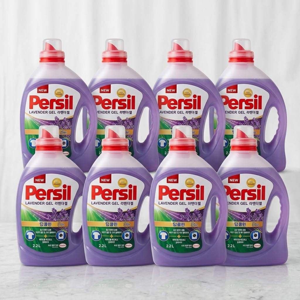퍼실 New 딥클린 파워 라벤더 맥스 2Lx4개+1.8Lx4개+프릴 700ML+퍼울 1.7L+쿨러백 1개 (일반&드럼용)
