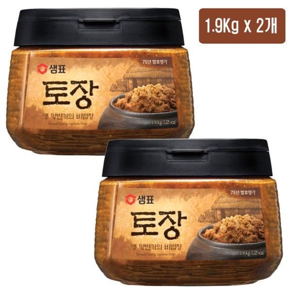 샘표 토장 1.9kgX2개 / 샘표된장120337