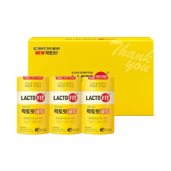 종근당건강 락토핏 골드 선물세트 100g 3개