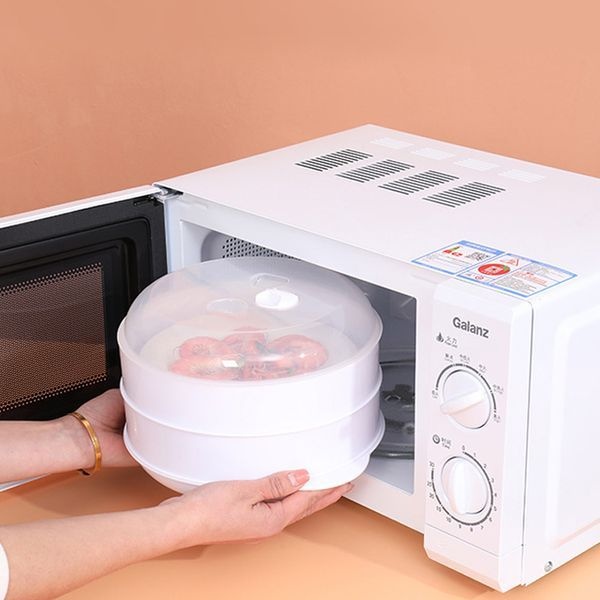 보드겜 스팀 전자레인지 2단 찜냄비 찜기 용기 그릇 N561