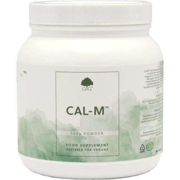 G&amp;G Vitamins [해외] 칼엠파우더 500g 통 칼슘마그네슘 블렌드 함유 사이다 식초 칼마그 음료 파우더 미네랄