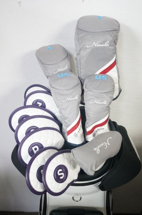 [중고] 여성 다이와 온오프 지쓰리 g-three 니콜 풀세트 12pcs 캐디백 포함 마스터스 정품