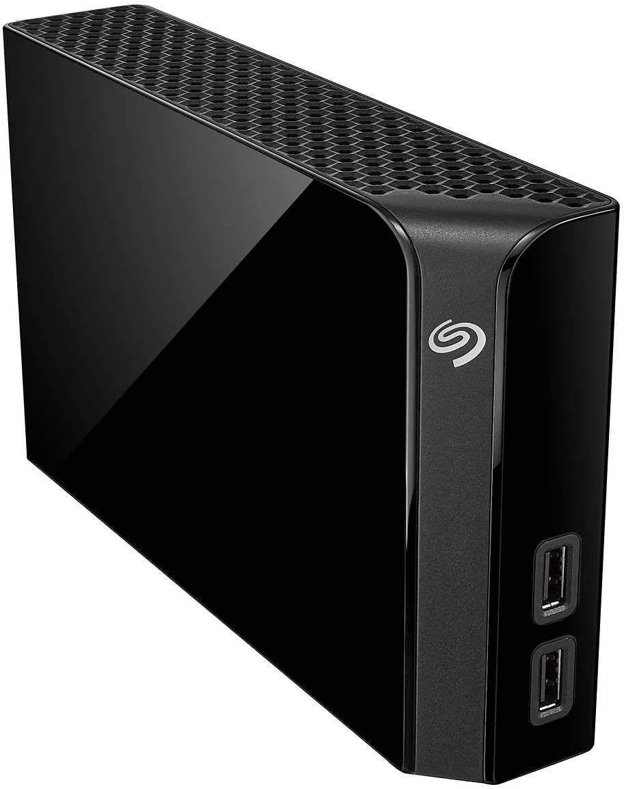 Seagate 백업 플러스 허브 8TB 데스크톱 하드 드라이브(Rescue Data Recovery Services 포함)