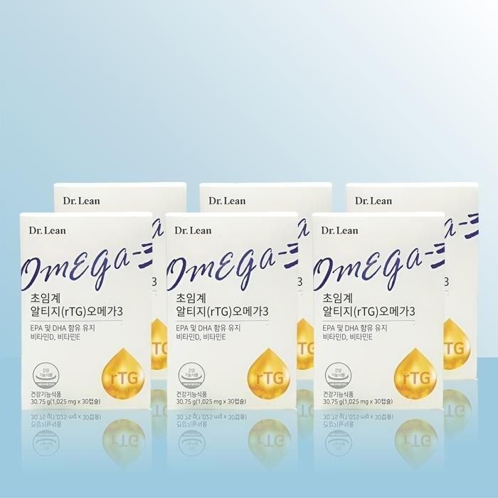 닥터린 초임계 알티지 오메가3 1025mg x 30캡슐 x 6개 / iuy (35370340)