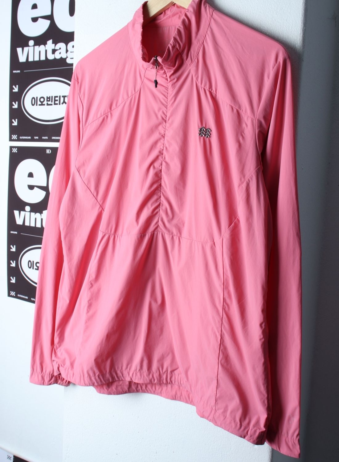 W(XL)코오롱스포츠 집업 바람막이 점퍼자켓 반집업 등산 경량 핑크30