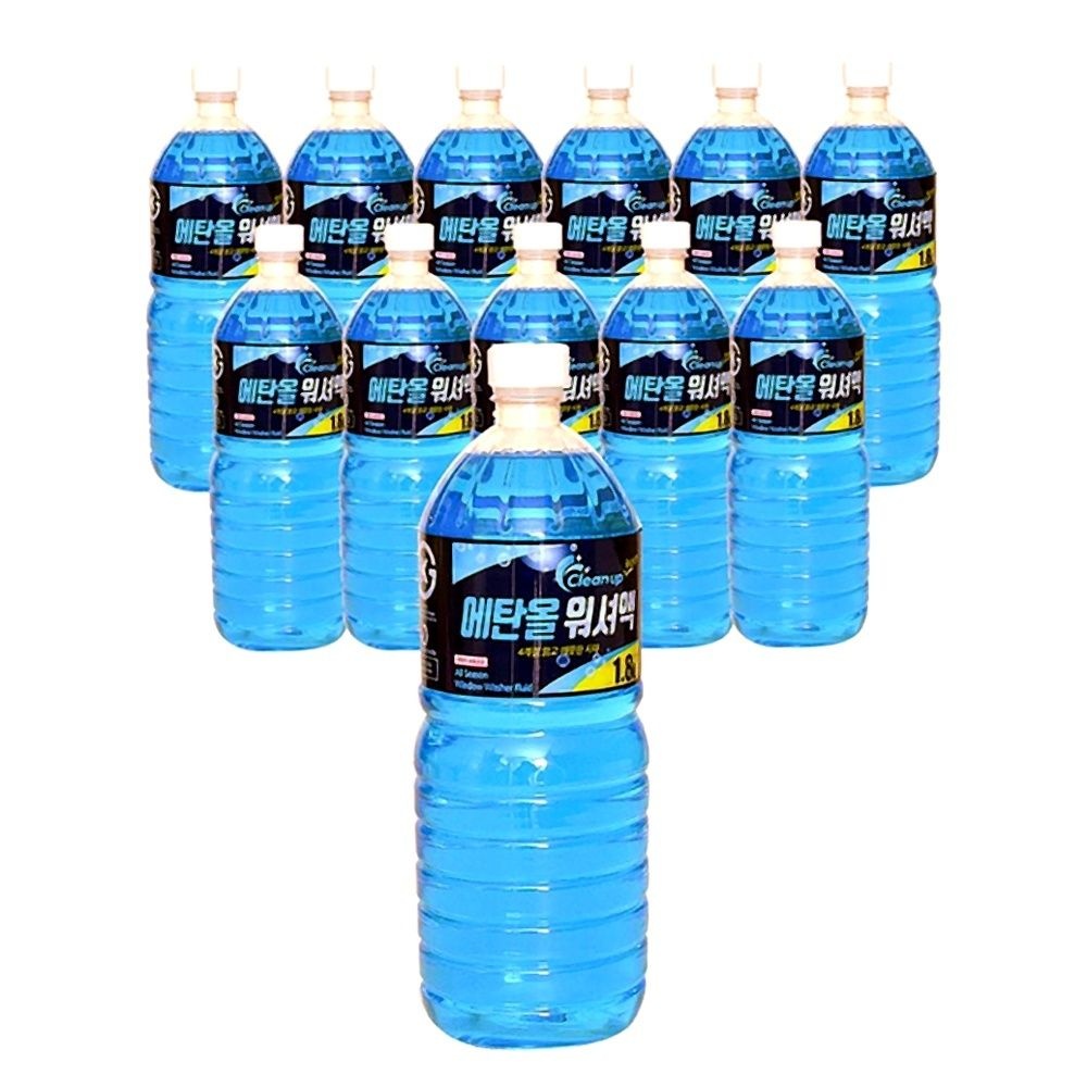 에탄올 워셔액 에탄올워셔액 사계절 12개 1.8l 12p