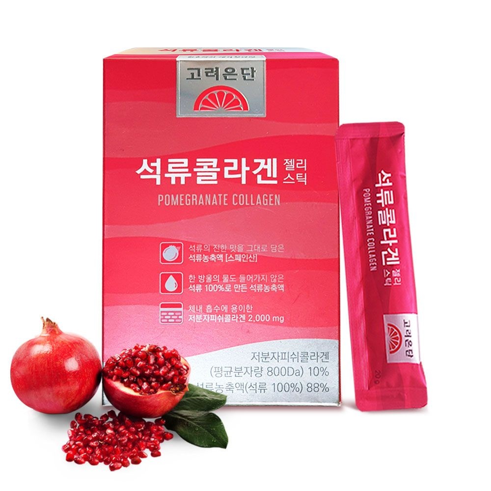 고려은단 석류콜라겐 젤리스틱 저분자피쉬콜라겐 14포 1개 G