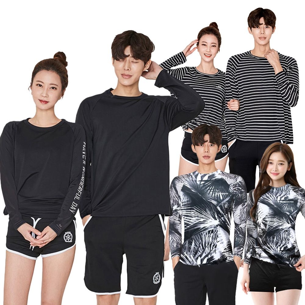 [벅703][상의]국내생산 빅사이즈 래쉬가드 M-3XL까지 여성래쉬가드 남성래쉬가드 레쉬가드 수영복 비치웨어 : 롯데ON