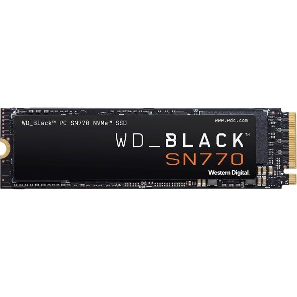 WD_BLACK 2TB SN770 NVMe 내장 게이밍 SSD 솔리드 스테이트 드라이브 - Gen4 PCIe, M.2 2280, 최대 5,150MB/s WDS200T3X0E [이전 세대]