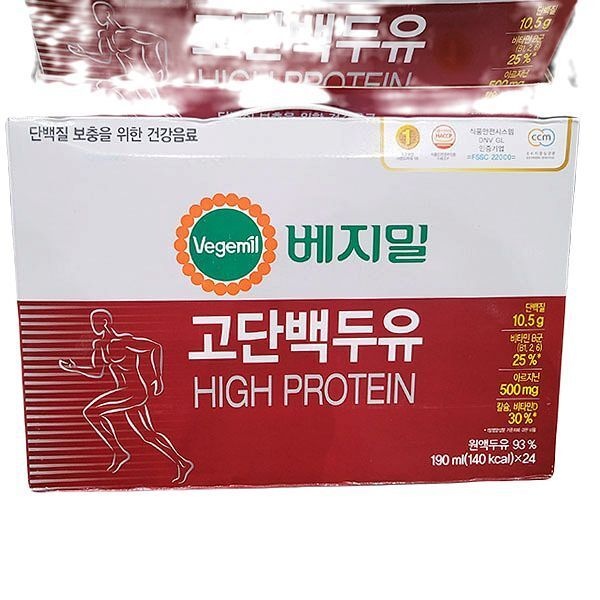 정식품 고단백두유 190ml X 24입