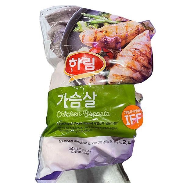 하림 냉동 닭가슴살2.4kg