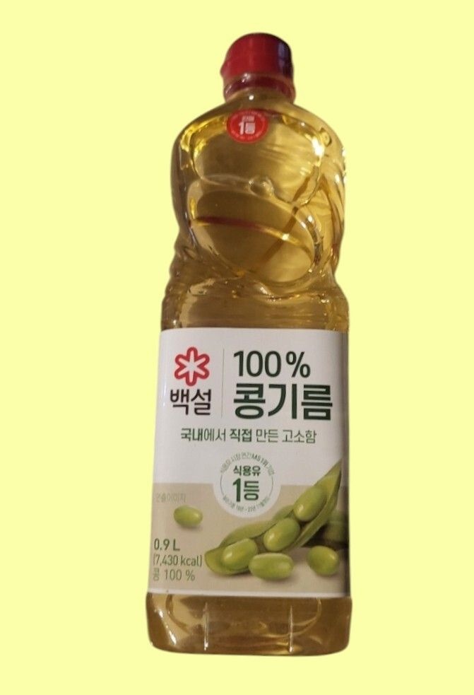 백설 콩기름 900ml 4개 대용량 업소용 식당용