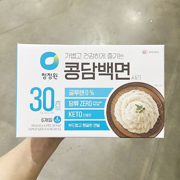 청정원 콩담백면 사리 150g x 6개