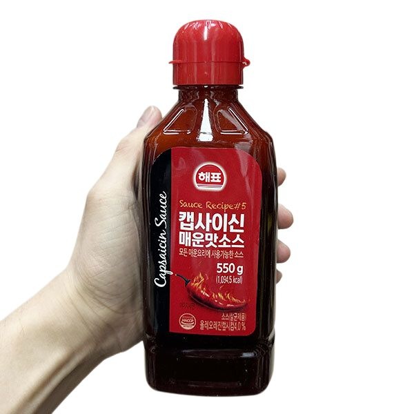 해표 캡사이신 매운맛 소스 550g