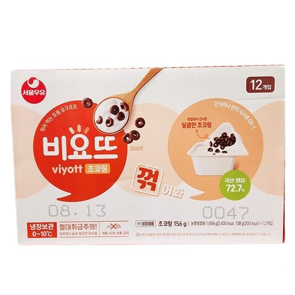 서울우유 비요뜨 초코링 138g x 12개입