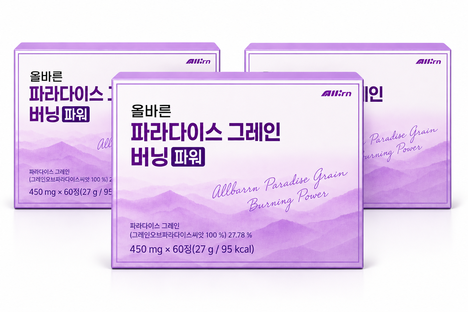 올바른 파라다이스그레인 버닝파워 60정 x 3박스(총180정)
