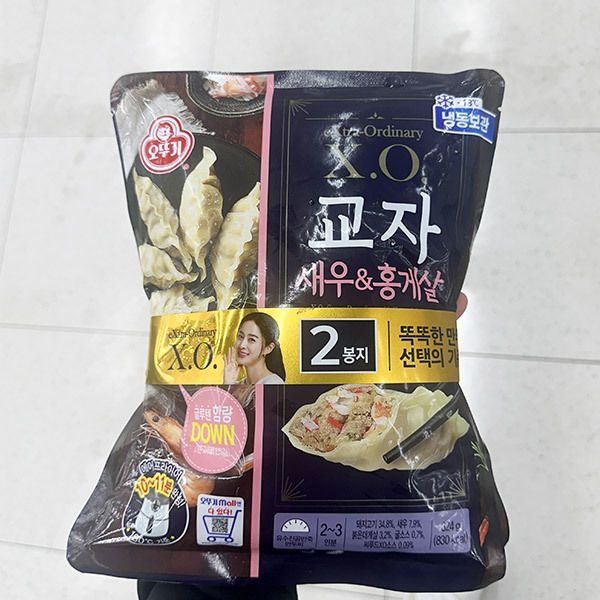오뚜기 X.O 교자 새우&홍게살 324g x 2개 아이스박스포장