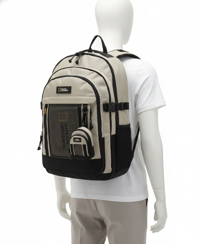 내셔널지오그래픽 N261ABG510 파치 백팩 BEIGE N510070