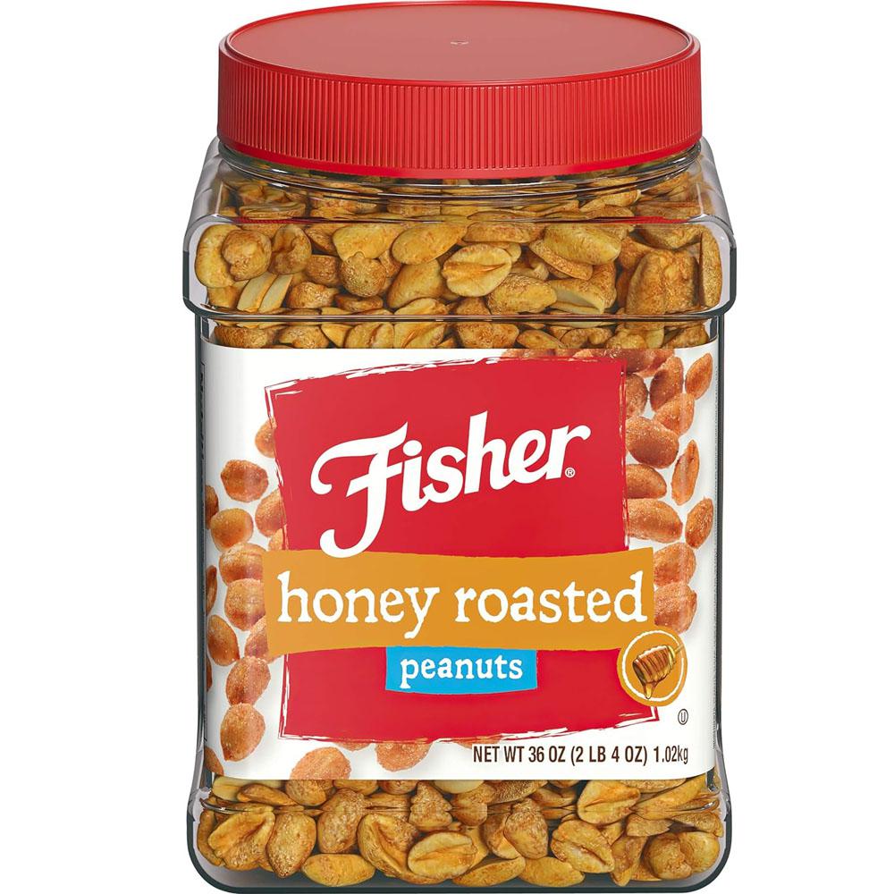 Fisher 피셔 스낵 드라이 허니 로스트 피넛 땅콩 대용량 1.02kg