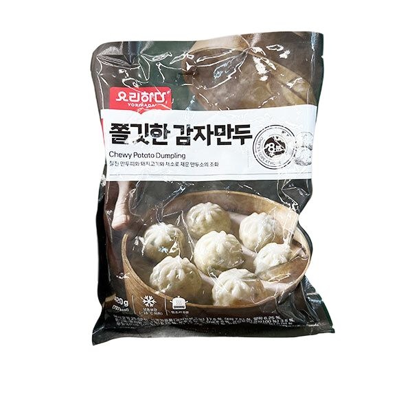 요리하다 쫄깃한 감자 만두 420g 아이스박스포장