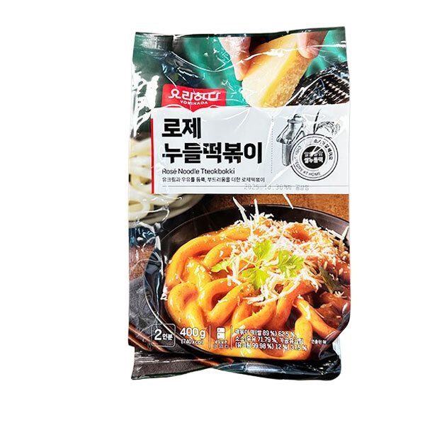 요리하다 로제 누들 떡볶이 400g 아이스박스포장