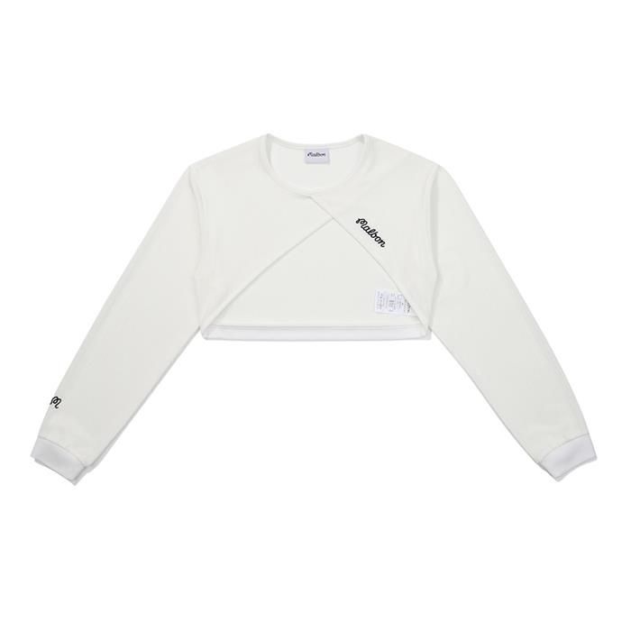 말본골프 [밀라코/국내발송] 말본골프 플리츠 패브릭 볼레로 자켓 OFF WHITE M5322PRL11OWT