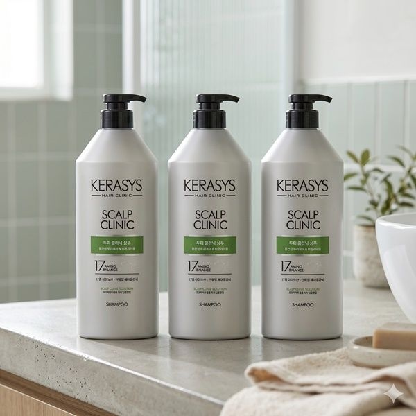 케라시스 두피 클리닉 단백질 샴푸, 980ml, 3개