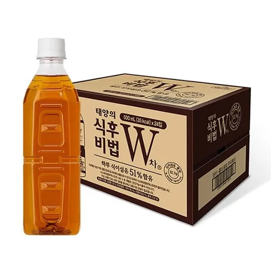 (본사직영) W차 식후비법 무라벨 500ml 24입