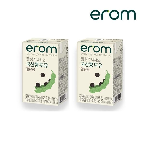 이롬 황성주 국산콩두유 검은콩 140ml 48팩