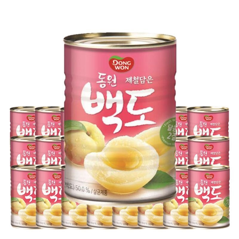 동원F＆B 동원 백도 400g 24개