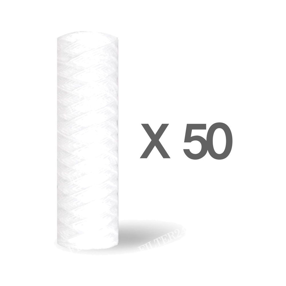 제로텍 와운드실필터 하우징용 침전필터 250mm 1-100마이크론 50개 1BOX[국내생산]