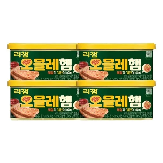 리챔 오믈레햄 200g 4개